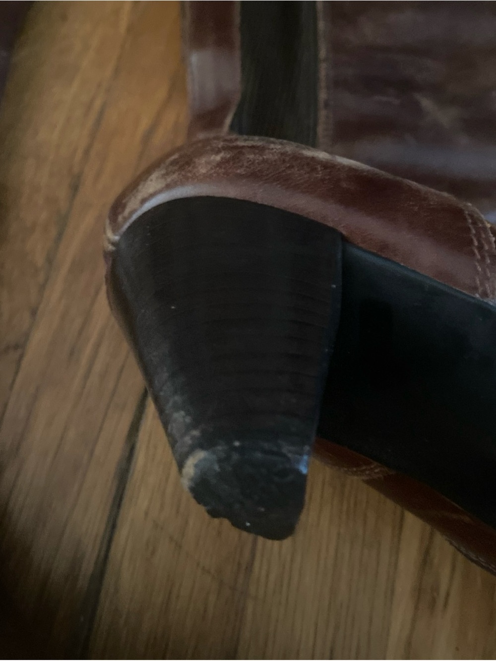 Aquatalia by Marvin K Brown Leather Stretch Knee High Boots 7.5 - Picture 5 of 8